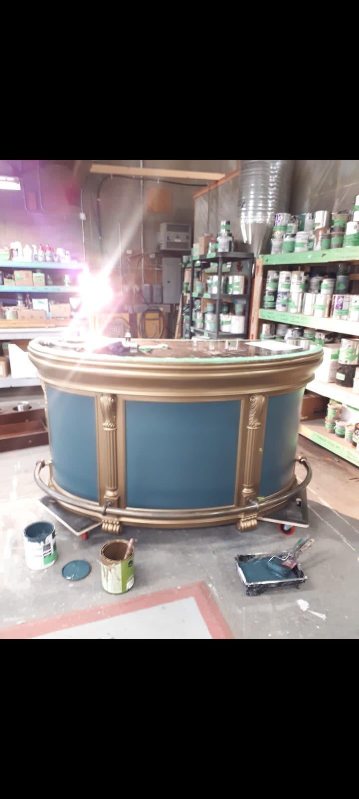 Commercial Bar Refinish — Commercial painting project by CNC Painting