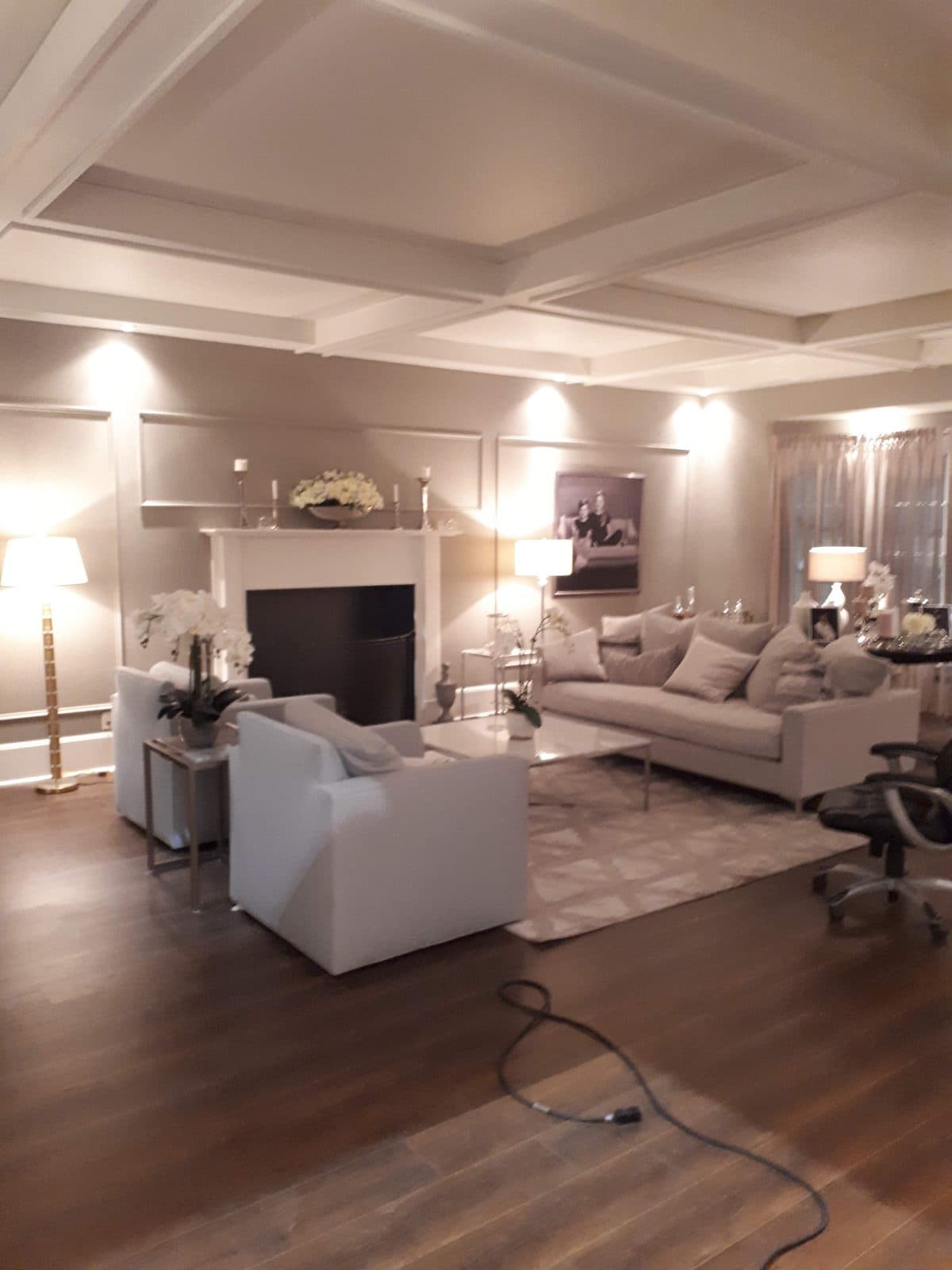 Living Room Repaint — Residential painting project by CNC Painting